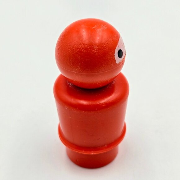 Vintage Fisher Price Little People Orange Deep Sea Diver Man 945 Off-Shore Cargo - Picture 6 of 8